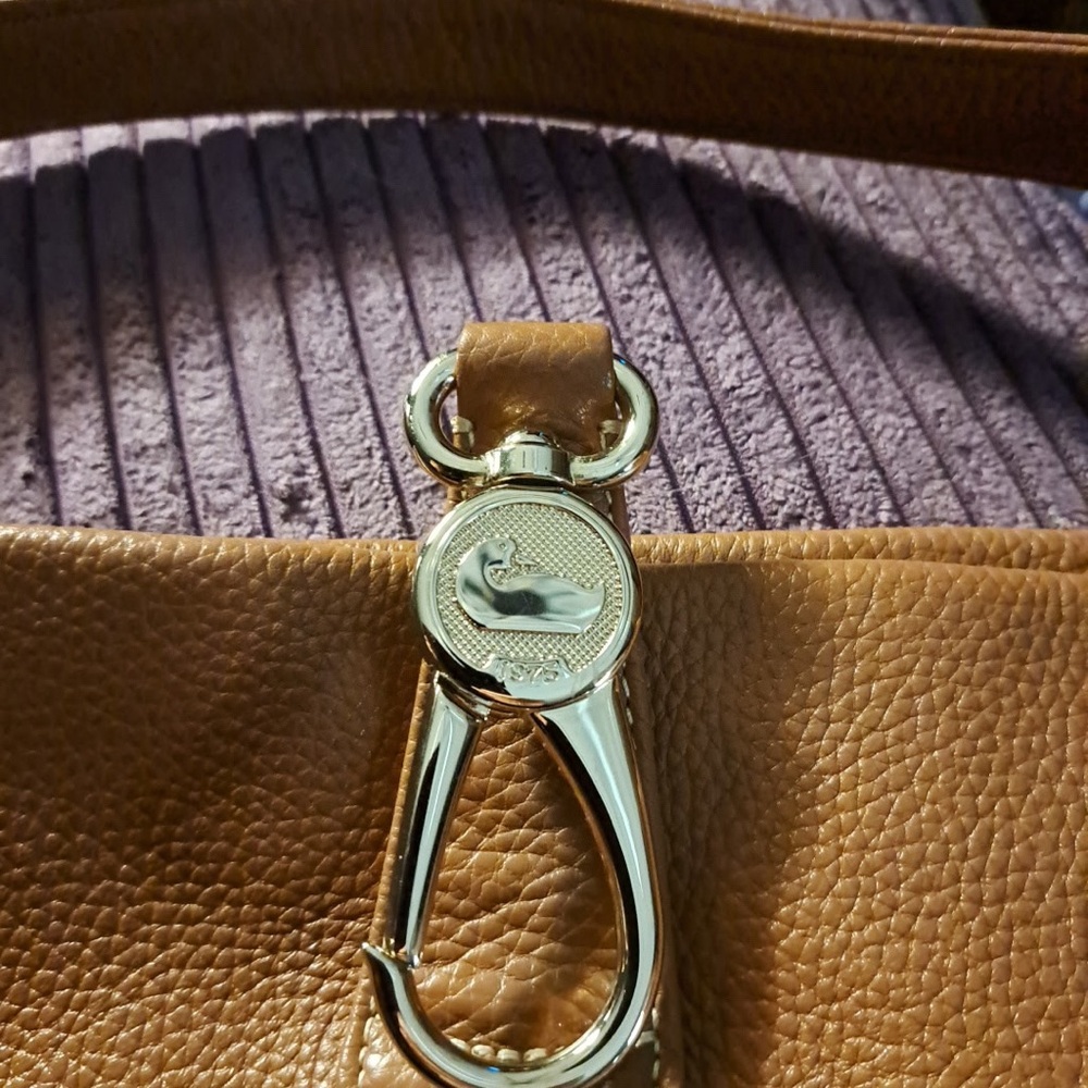 Dooney & Bourke Lucca Leather Logo Lock Hobo - Picture 8 of 15